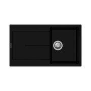 Enigma D100 lavello vasca e gocciolatoio nero