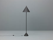 Lampada da terra in metallo nero D40xD40x156h cm