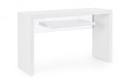 Consolle 2P Line Wood Bianco 120X40