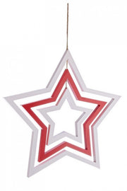 2x Pendente Stella Rosso