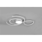 Jive Plafoniera Led Bianca Con Telecomando Multifunzione L.80Cm Moderno Led