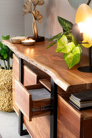 Decorazione poliresina Ginko altezza cm 53