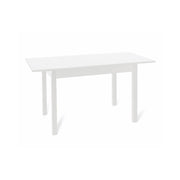 Tavolo allungabile Bianco Frassinato in legno nobilitato cm 70x110/150