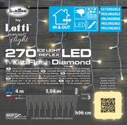 Ice Light 270 MiniLED MultiFLASH 504xH96cm
 Luci di Natale
