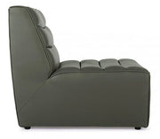 Poltrona in legno moderna effetto pelle verdone stile design