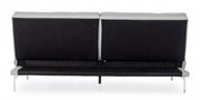 Divano Letto 3 Posti Leon Grigio Chiaro in tessuto L190 cm