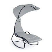 Dondolo Chaise Longue da esterno Baffin Antracite