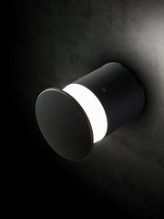 Palo in Alluminio Pressofuso con Diffusore Opalino - Illuminazione LED 9W - Luce Naturale - IP65 caffe'