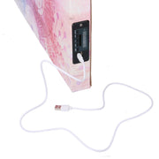 Quadro moderno stampa bluetooth tronco cm 150 x 50 x 4