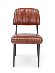 Sedia Nelly Arancio Scuro Vintage 60x59x84-44h
