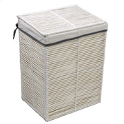 Cestone paper Hilary bianco rettangolare pieghevole cm30x40h55