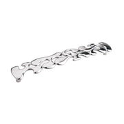 Maniglia cromata per mobile Lavanta y812 Finitura cromata, Interasse 160 mm