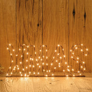 Scritta led XMAS Copper  MicroLED 38cm bianco caldo
