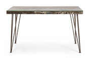 Scrivania cemento e metallo Atlantide cm 130 x 65