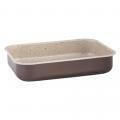 Teglia quadrata Rustic Line per sfornare tutto, misure 25x25x5 cm