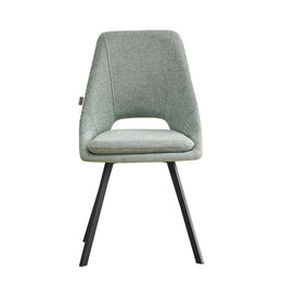 Sedia imbottita verde Blauss  85x56x48 cm