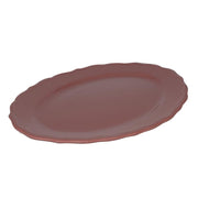 Oval old pink juliet plate cm35x26h3