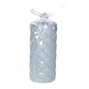 Candela paraffina blu cm ø7h15