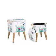Set due sgabelli con contenitore Forestis bizzotto