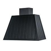 Cappa aspirante GARAGE METAL in acciaio inox brunito cm 80