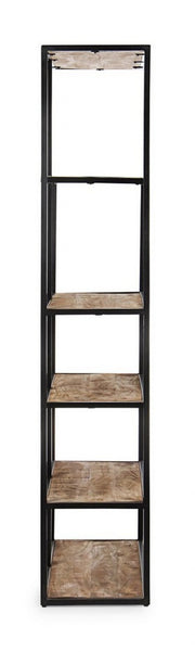 Libreria 5 piani in metallo stile industriale