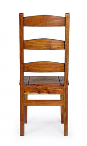 Sedia Chateux legno acacia rustica anticata