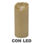 Candela led a batteria platino cmø8h21,5