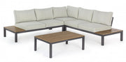Set salotto giardino Elias antracite