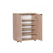 Mobile scarpiera multiuso 2 ante ripiani  sonoma  60x34xh.78 cm