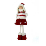 Girl red fabric cm17x8h59
