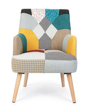 Poltrona tessuto patchwork Galatea